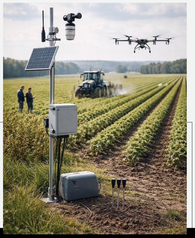 Разработка IoT мониторинга полей в Зеленокумске от 8655 р. | АвикейЗлм